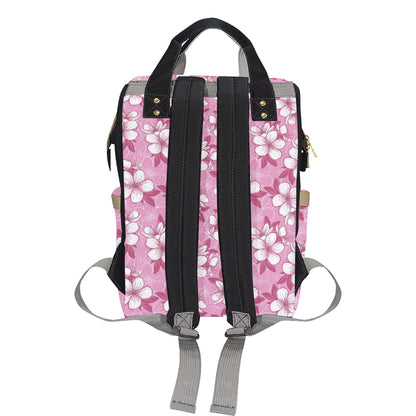 Cherry Blossom Pattern Print Design CB02 Diaper Bag Backpack