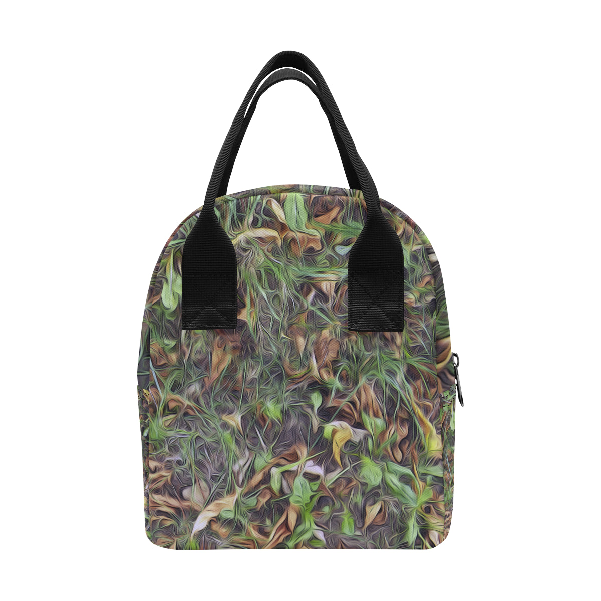 Camouflage Realistic Tree Print Insulated Lunch Bag
