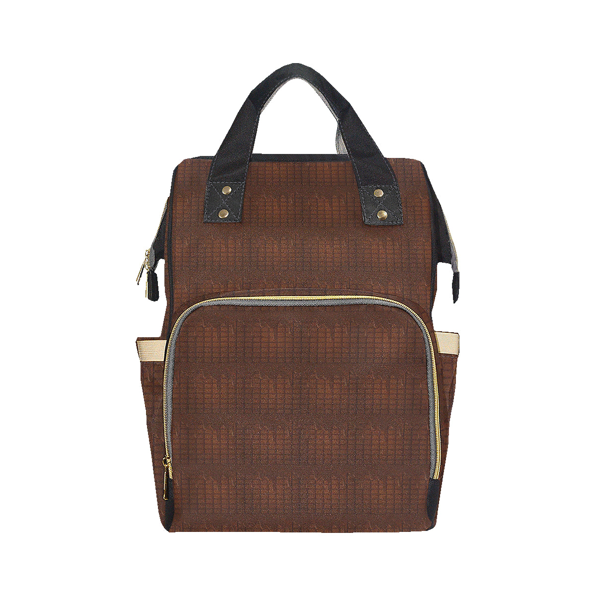 Chocolate Pattern Print Design 01 Diaper Bag Backpack