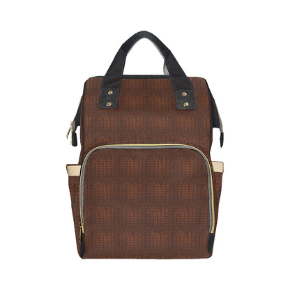 Chocolate Pattern Print Design 01 Diaper Bag Backpack