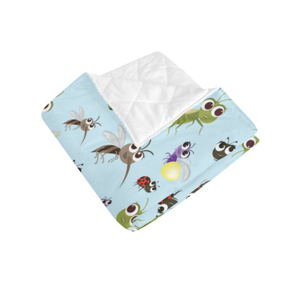 Ladybug Pattern Print Design 01 Premium Quilt