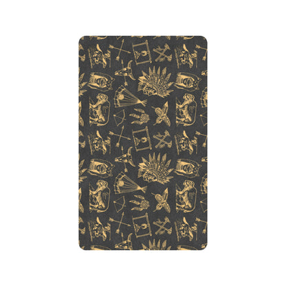 American indian Gold Style Rubber Doormat