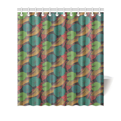 KOI Fish Pattern Print Design 01 Shower Curtain