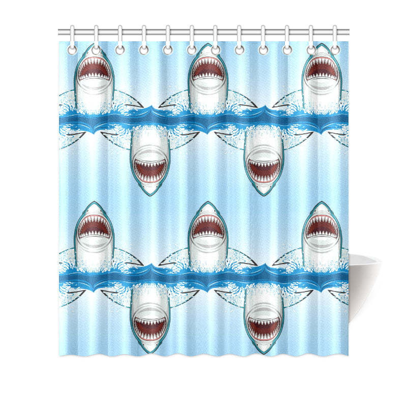 Shark Bite Shower Curtain