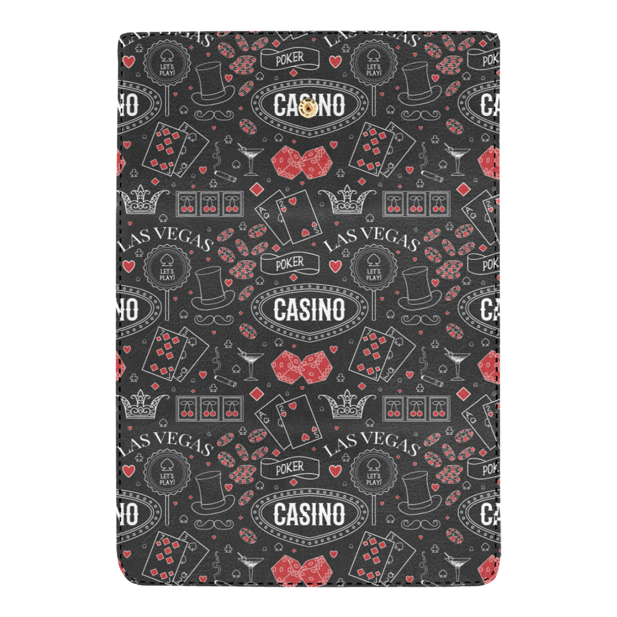 Casino Pattern Print Design 04 Women's Trifold Wallet