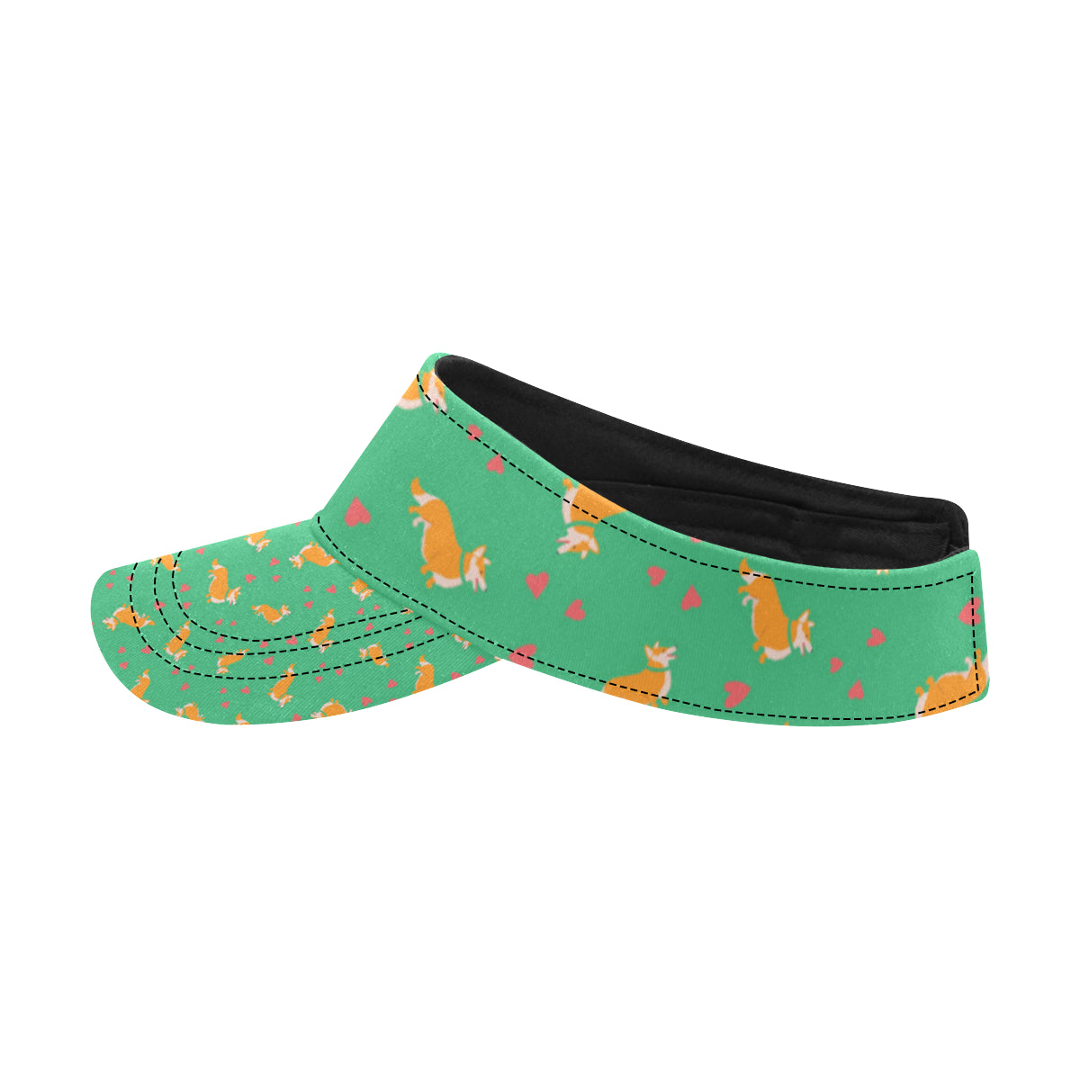 Cardigan Welsh Corgis Pattern Print Design 03 Unisex Sun Visor