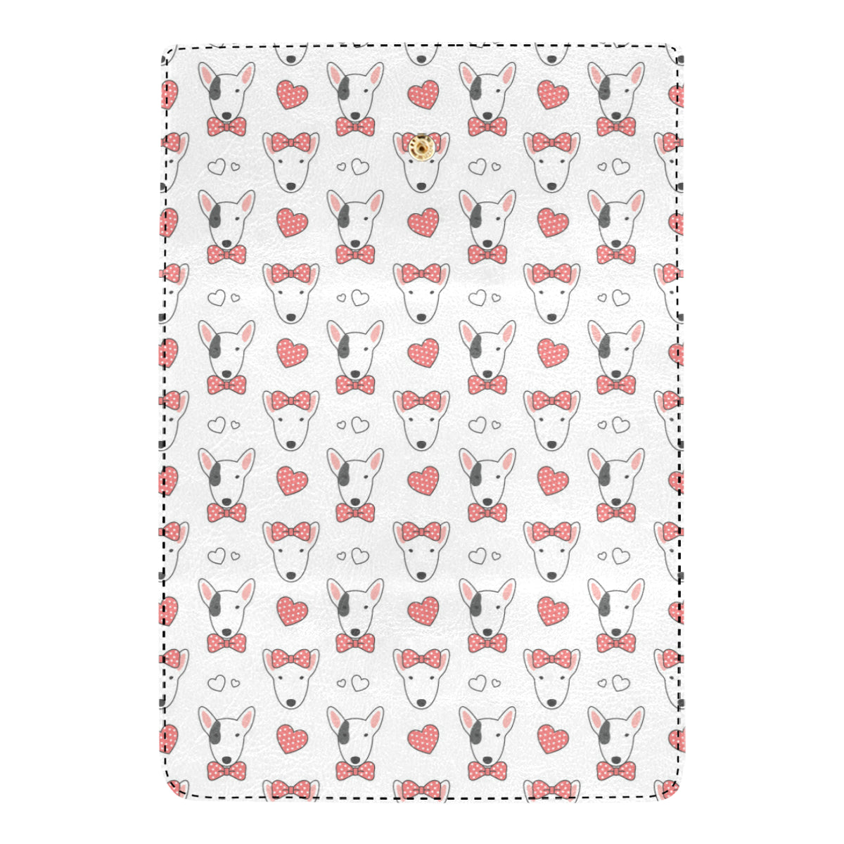 Bull Terriers Pattern Print Design 08 Women's Trifold Wallet