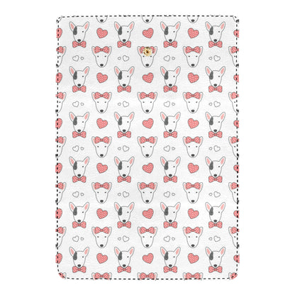 Bull Terriers Pattern Print Design 08 Women's Trifold Wallet
