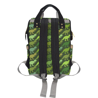 T Rex Pattern Print Design A03 Diaper Bag Backpack