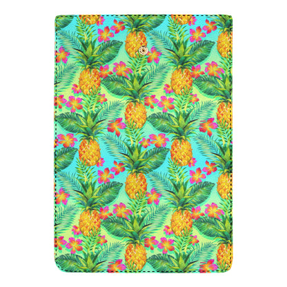 Pineapple Pattern Print Design PP010 Women's Trifold Wallet