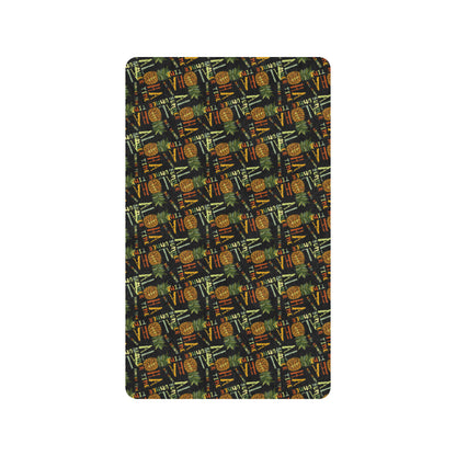 Aloha Hawaii Time Design Themed Print Rubber Doormat