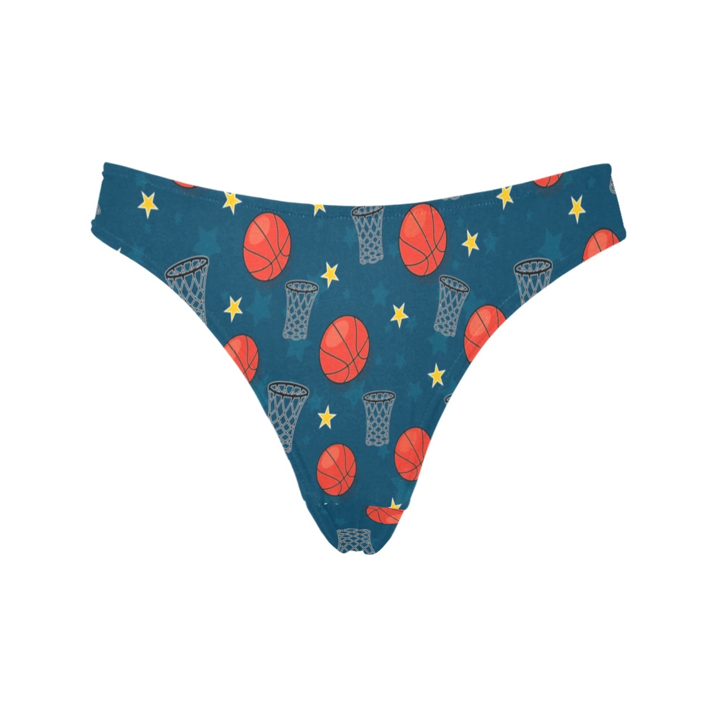 Basketball Classic Print Pattern Women's Thongs