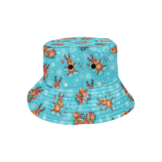 Reindeer Print Design LKS402 Unisex Bucket Hat
