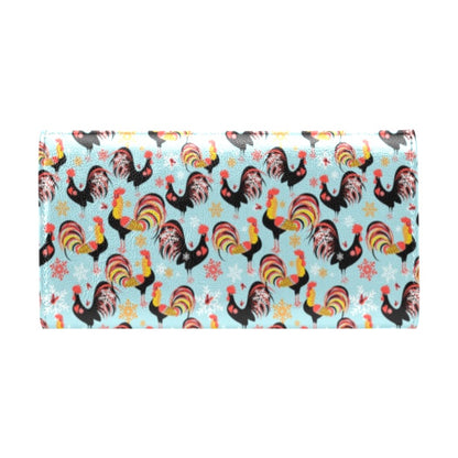 Rooster Themed Design Women's Trifold Wallet