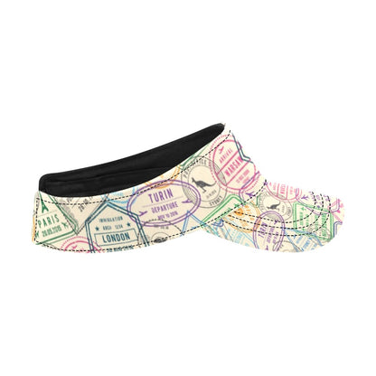 Travel Stamp Print Design LKS303 Unisex Sun Visor