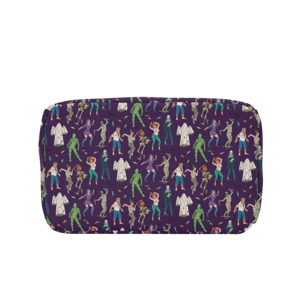Creepy Zombie Print Design LKS302 Insulated Lunch Bag