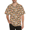 Hedgehog Print Design LKS403 Men's Men's Hawaiian Shirt