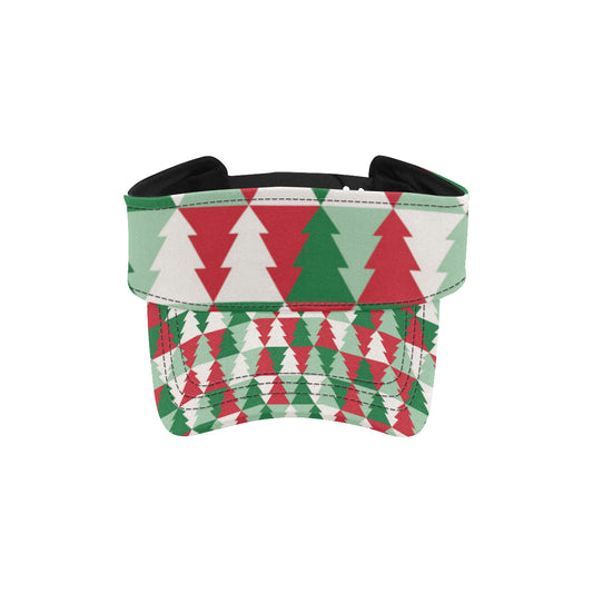 Christmas Tree Pattern Print Design 01 Unisex Sun Visor
