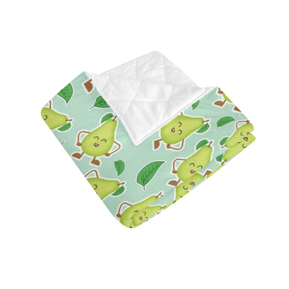 Avocado Pattern Print Design AC011 Premium Quilt