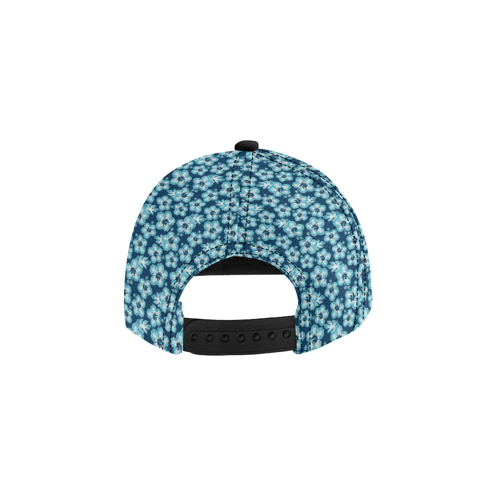 Hibiscus Flower Hawaiian Themed Snapback Cap