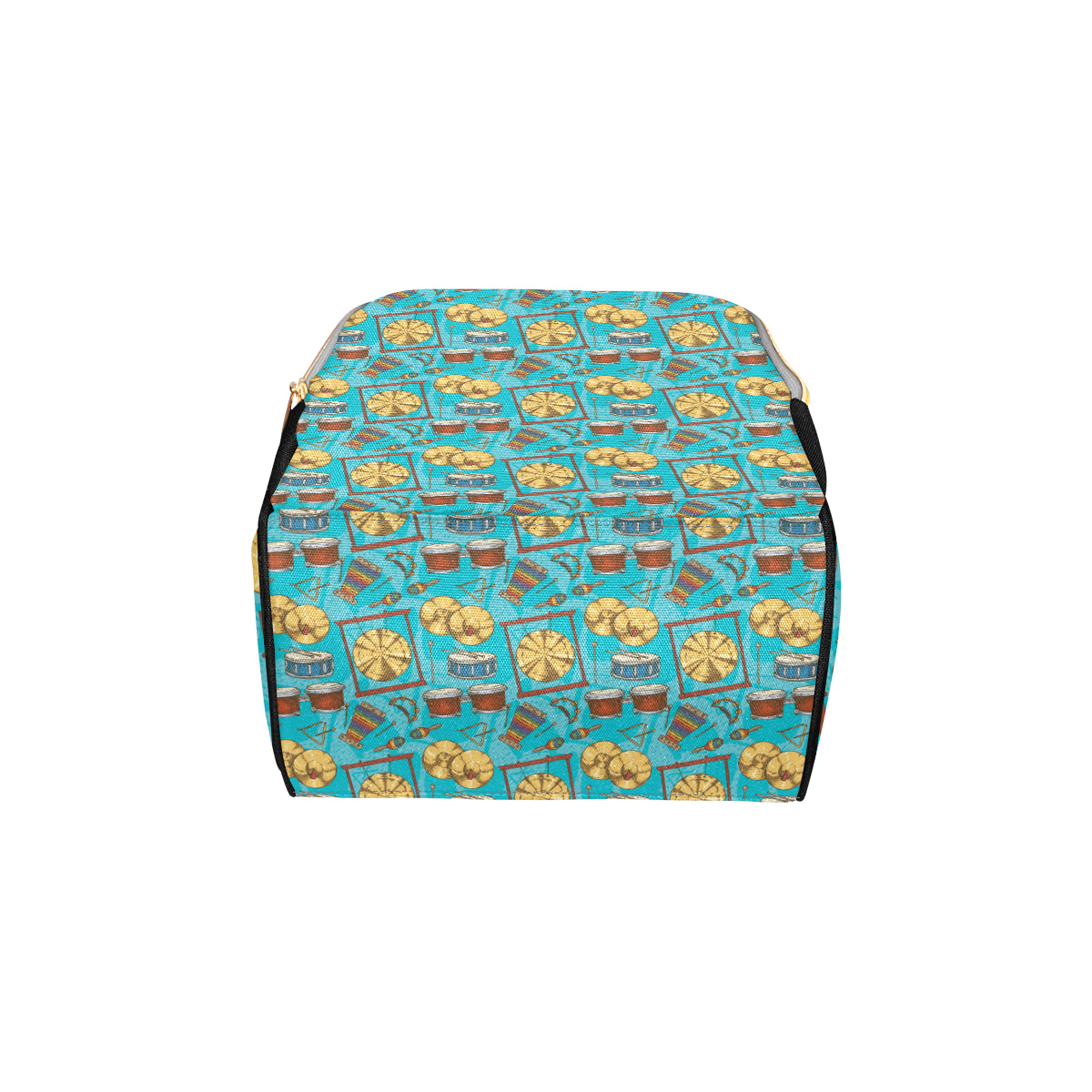 Percussion Pattern Print Design 03 Diaper Bag Backpack