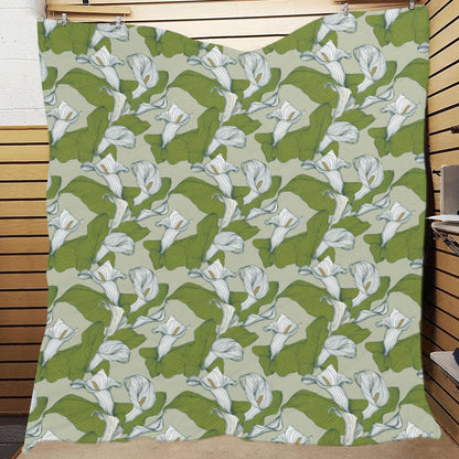 Lily Pattern Print Design LY08 Premium Quilt