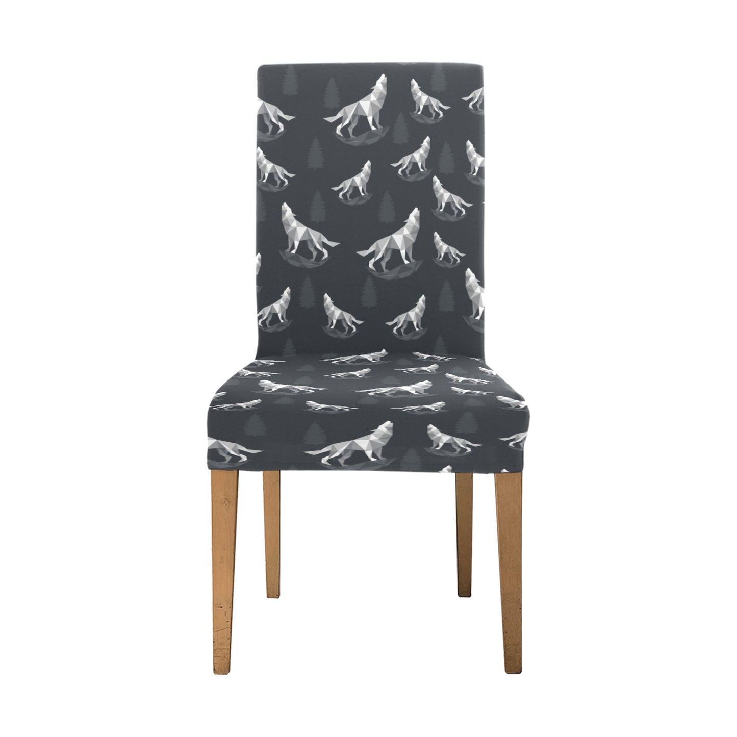 Wolf Print Design LKS303 Dining Chair Slipcover