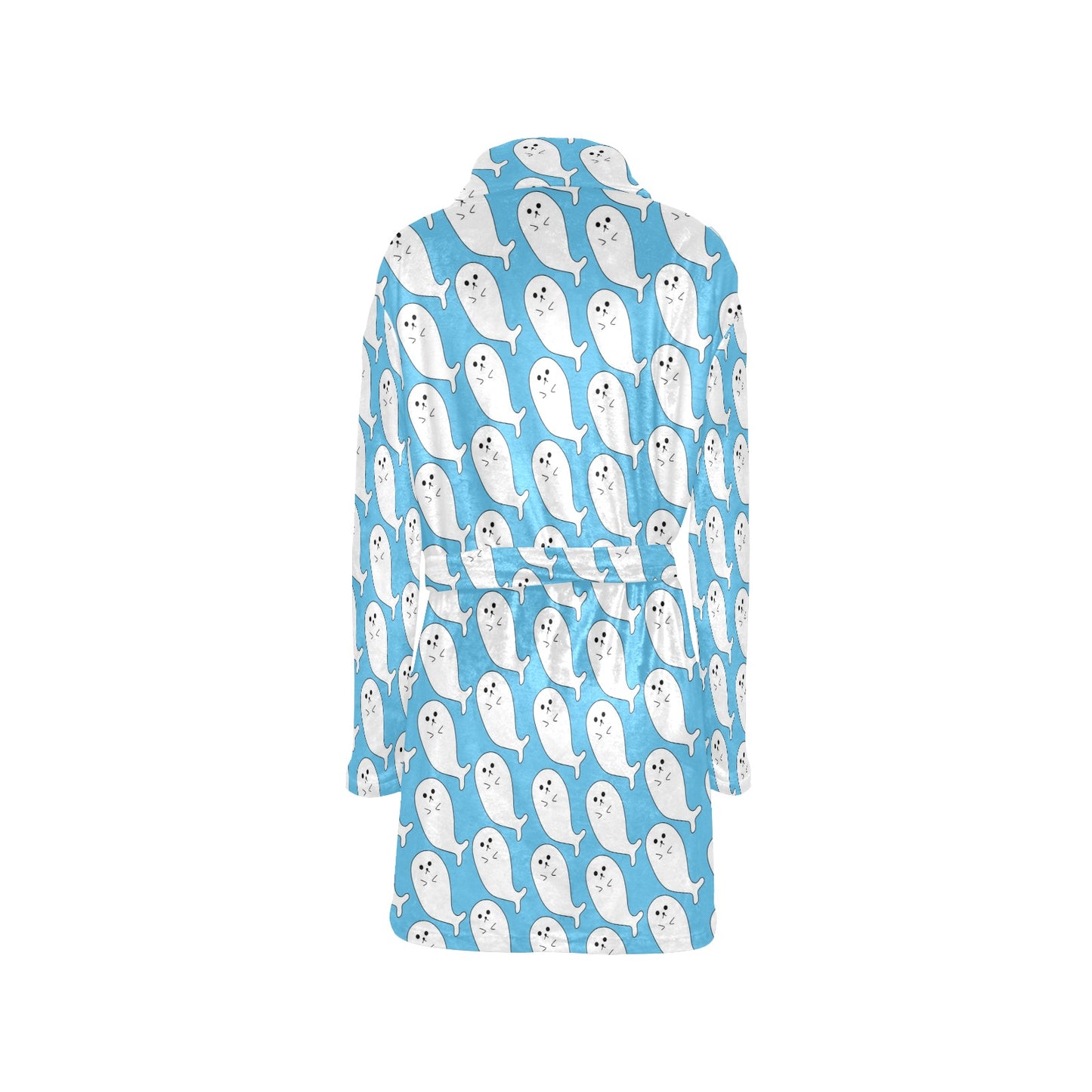 Sea Lion Print Design LKS402 Women's Fleece Robe