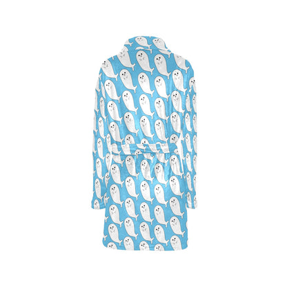 Sea Lion Print Design LKS402 Women's Fleece Robe