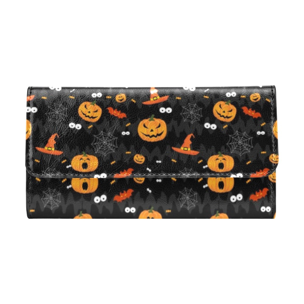 Halloween Print Design LKS405 Women's Trifold Wallet