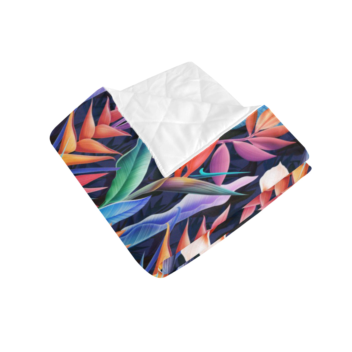 Tropical Flower Pattern Print Design TF023 Premium Quilt