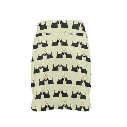 Scottish Terriers Print Design LKS304 17" Golf & Pickleball Skort with Pockets