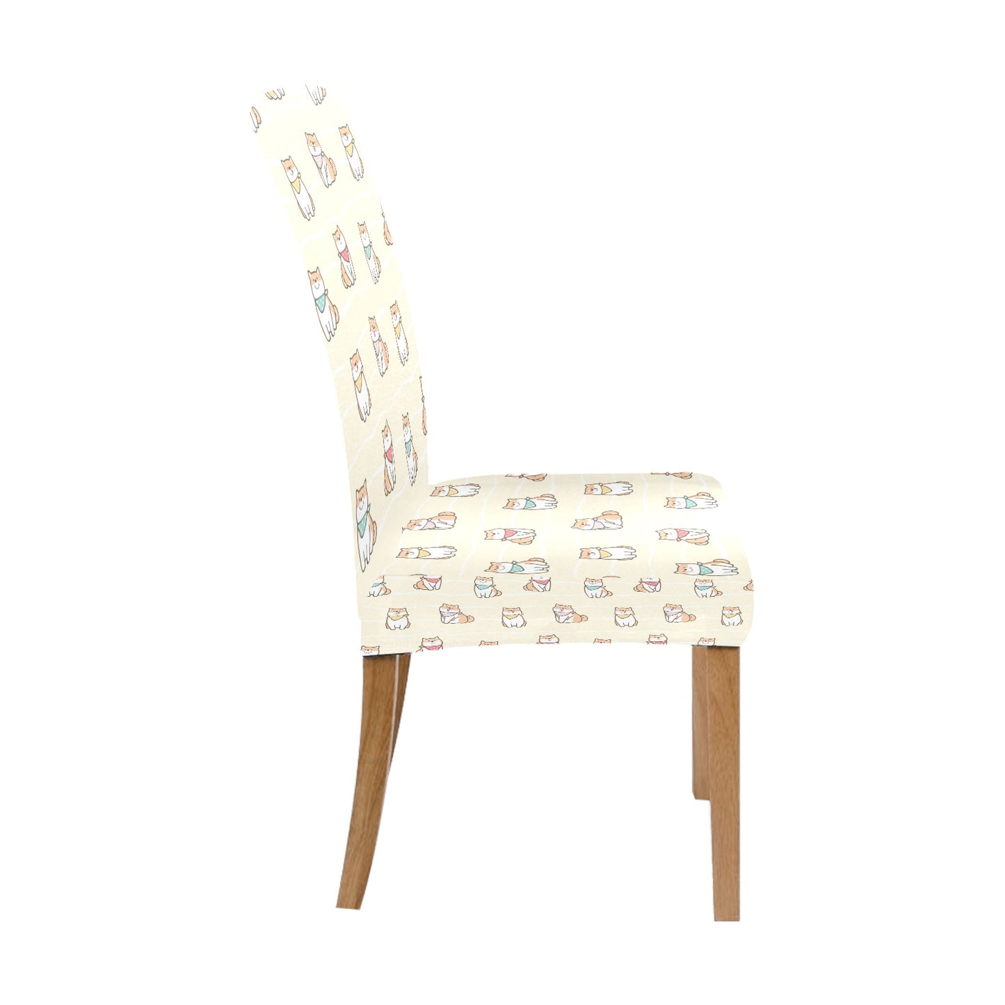 Shiba Inu Print Design LKS306 Dining Chair Slipcover