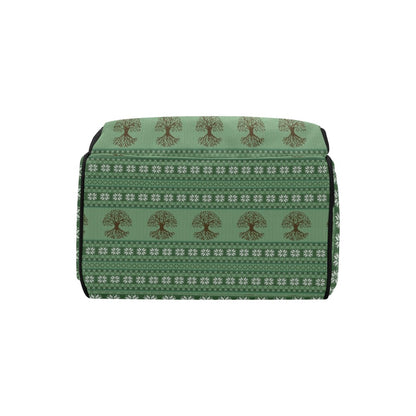 Tree Of Life Knit Style Print Design LKS301 Diaper Bag Backpack