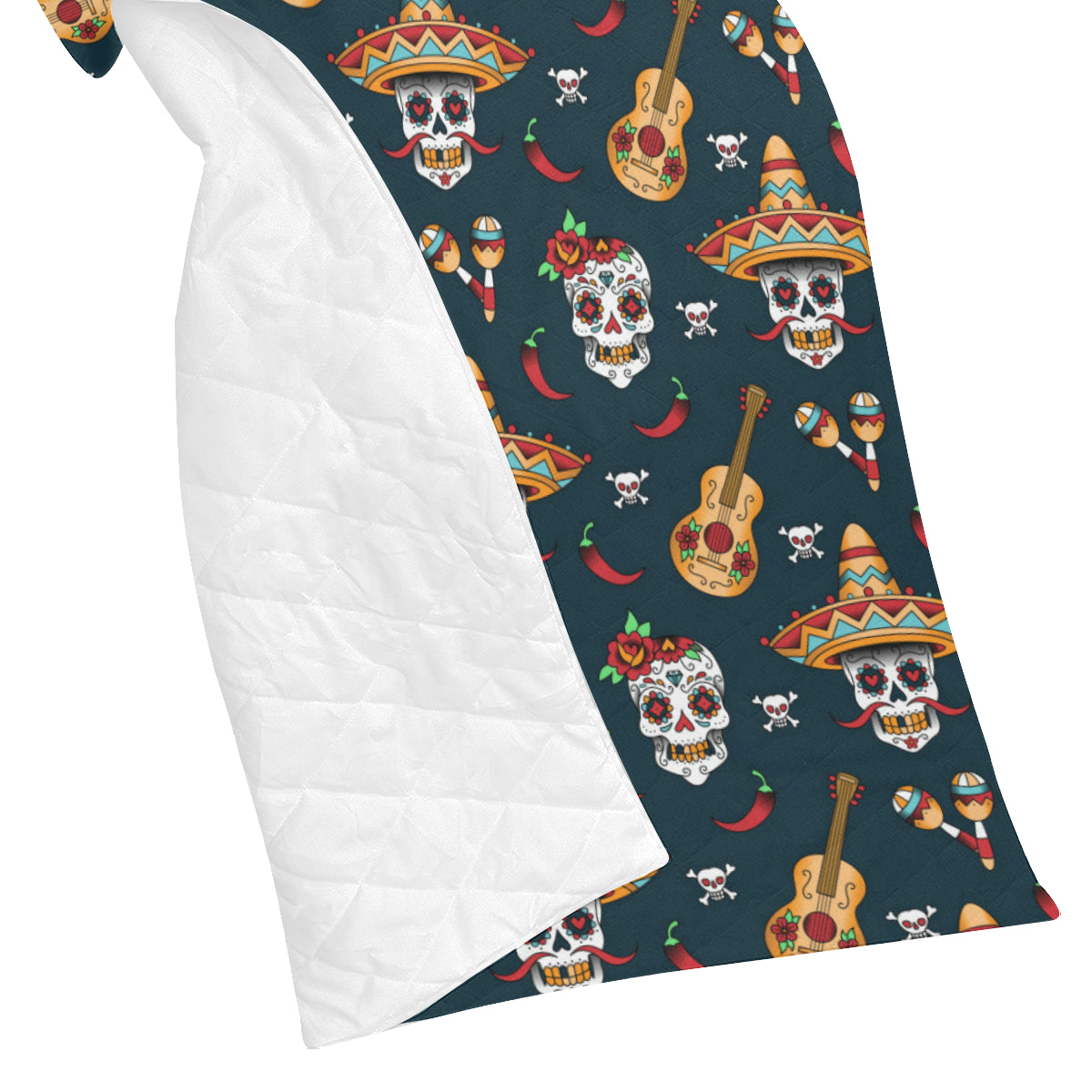 sugar skull Mexican Premium Quilt