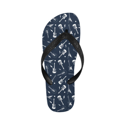 Electric Guitar Print Design LKS402 Flip Flops
