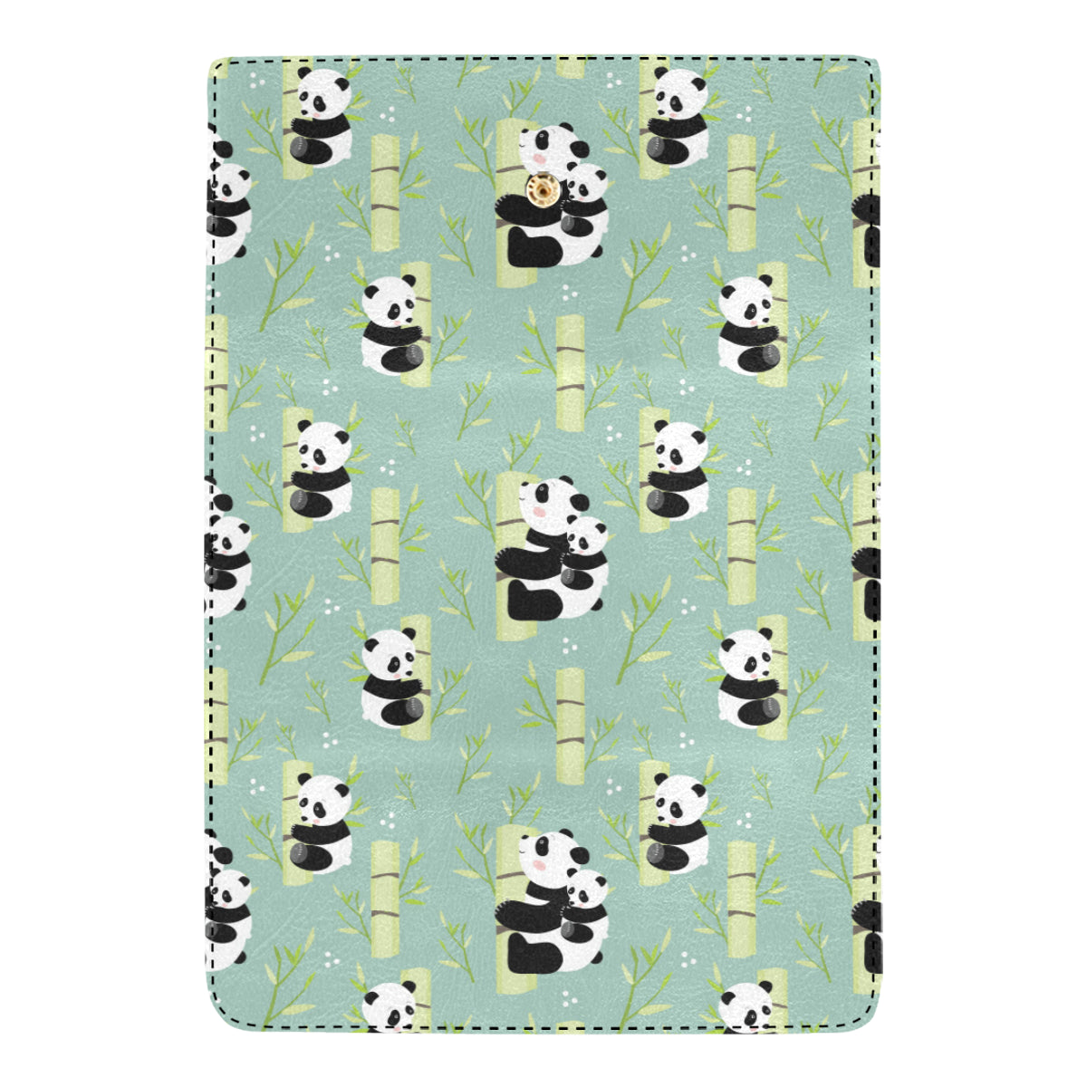 Panda Pattern Print Design A03 Women's Trifold Wallet