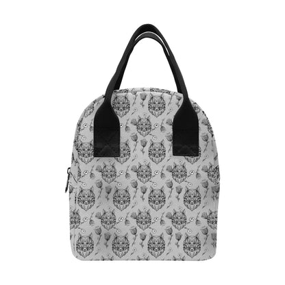 Tribal Pattern Print Design LKS306 Insulated Lunch Bag