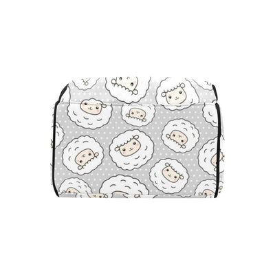 Sheep Print Design LKS401 Diaper Bag Backpack