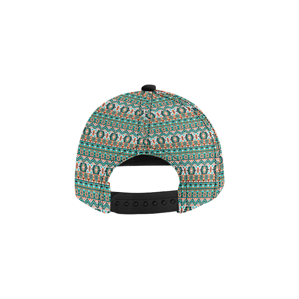 Indian Navajo Ethnic Themed Design Print Snapback Cap