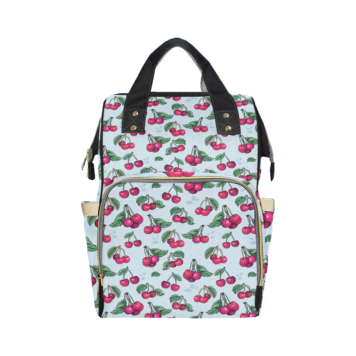 Cherry Pattern Print Design CH01 Diaper Bag Backpack