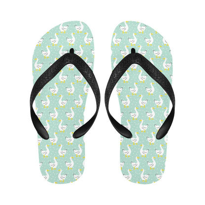 Goose Print Design LKS404 Flip Flops