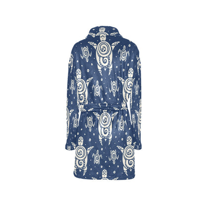 Sea Turtle Tribal Women's Fleece Robe