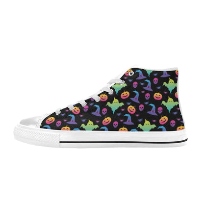 Halloween Print Design LKS404 Men's High Top Canvas Shoes