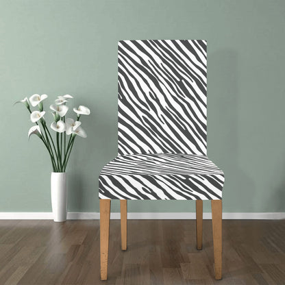 Zebra Classic Print Design LKS302 Dining Chair Slipcover
