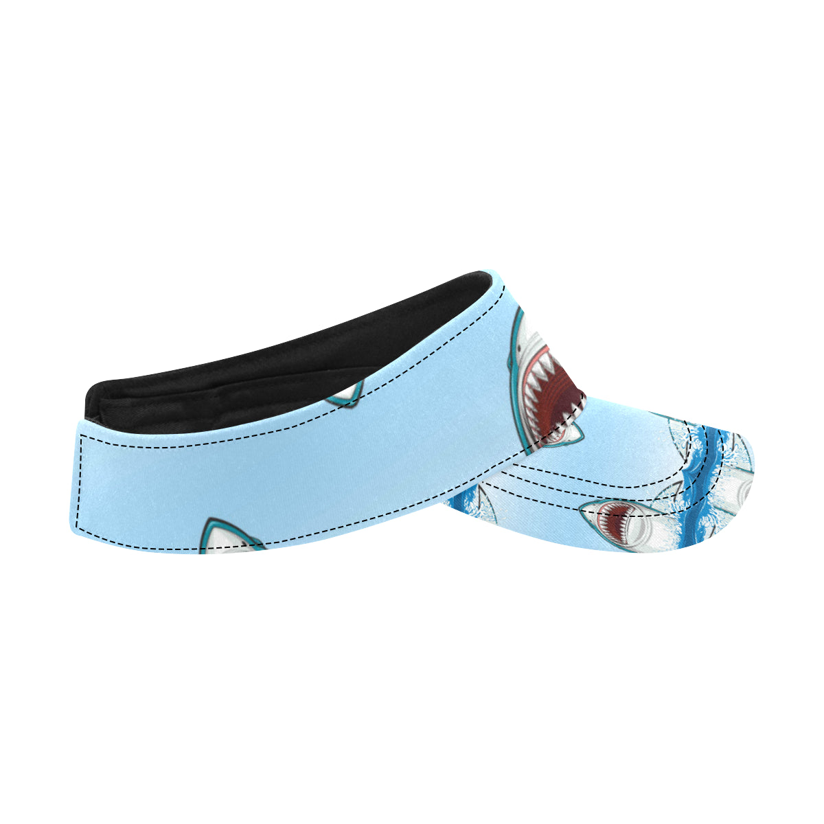 Shark Bite Unisex Sun Visor