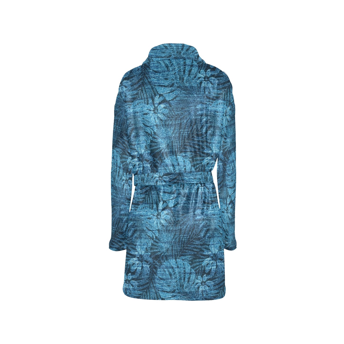 Jean Tropical Pattern Print Design 04 Women's Fleece Robe
