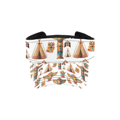 Totem Native Print Design LKS303 Unisex Sun Visor