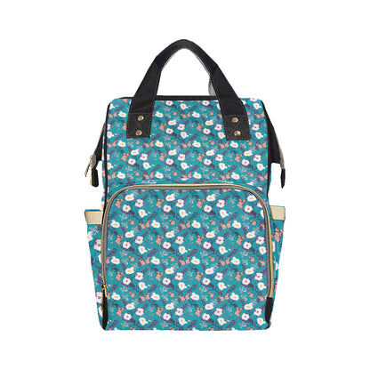 Butterfly Pattern Print Design 012 Diaper Bag Backpack