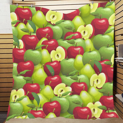 Apple Pattern Print Design AP03 Premium Quilt